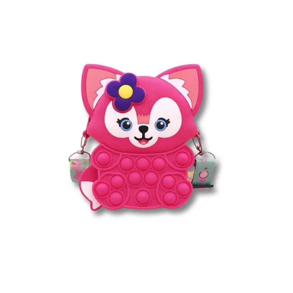 Maison Sacoches Nouna petit sac pop it dragon silicone