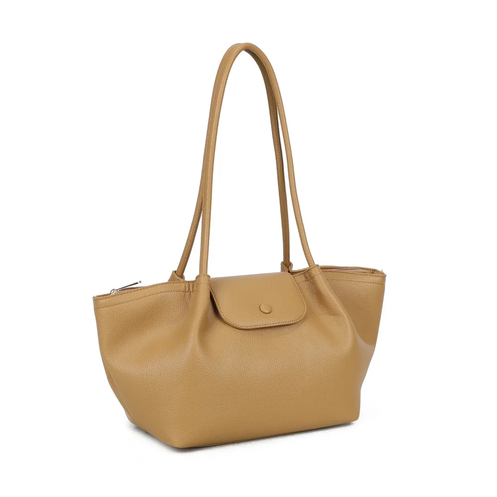 Gallantry Paris Aura Soft sac à main noir cuir souple
