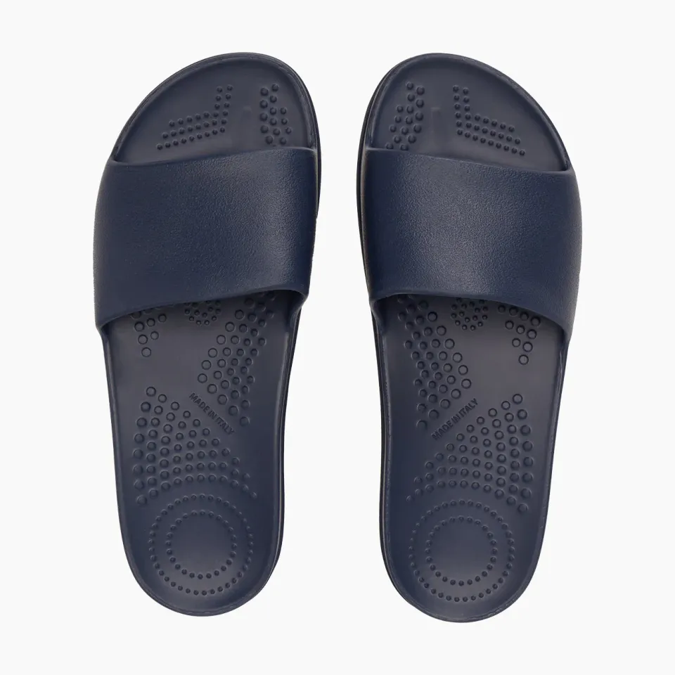 O bag O Slippers claquette femme bleu navy EVA souple