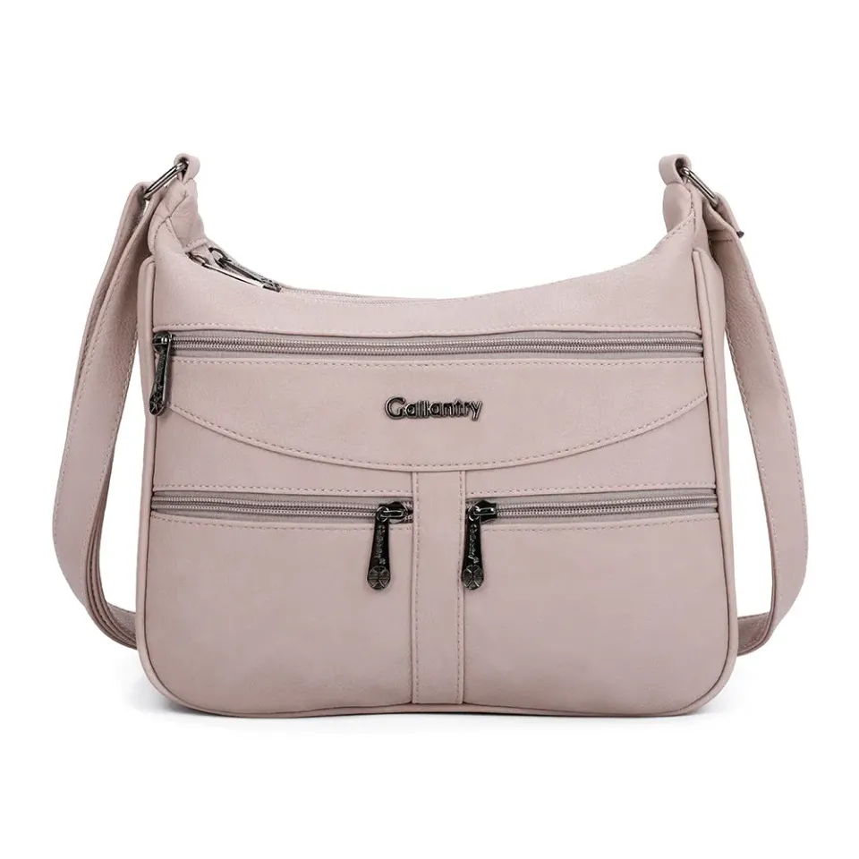 Gallantry Paris Elya sac bandoulière zippé bordeaux