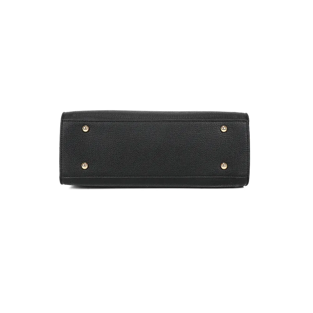 Gallantry Paris Ariane sac à main noir grainé