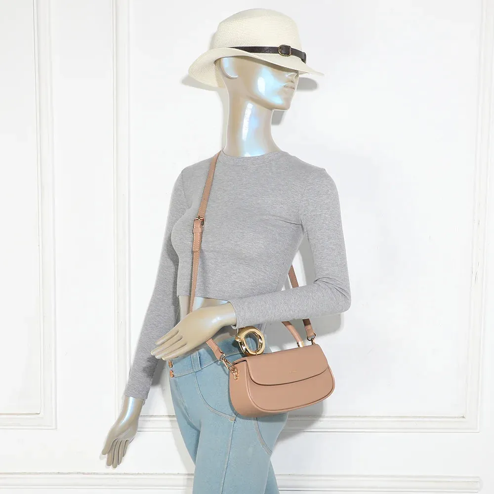 Gallantry Paris La Solyra sac à main rabat Taupe compact