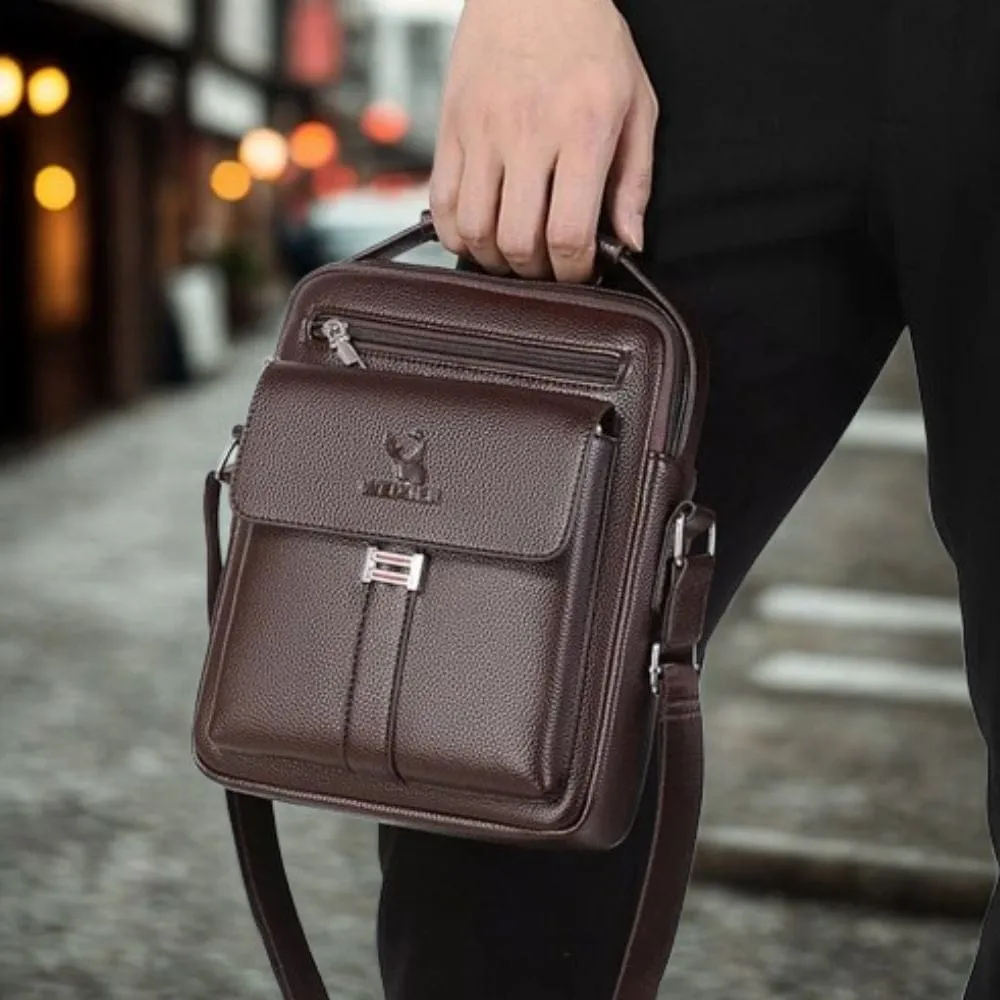 Maison Sacoches Orion sacoche homme cuir marron