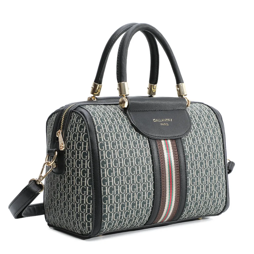 Gallantry Paris Arvello sac bowling noir monogramme