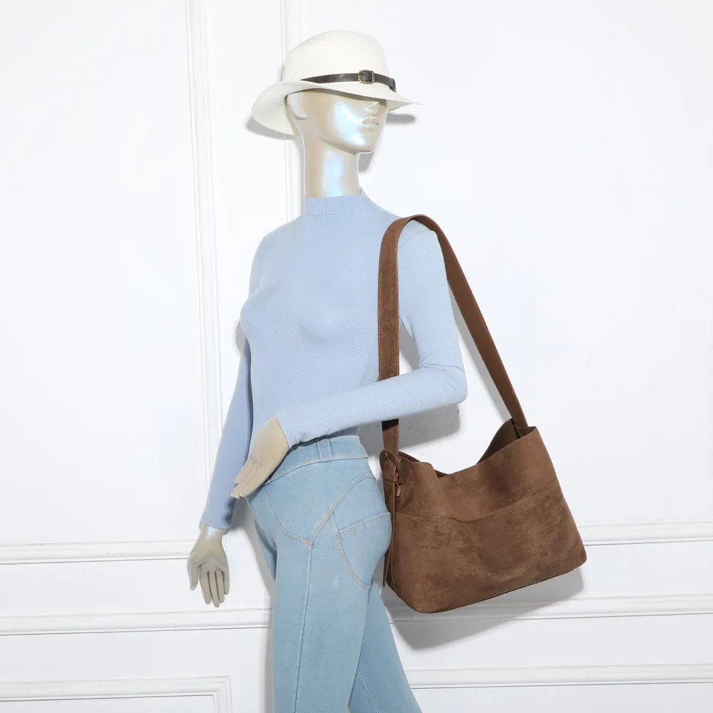 Gallantry Paris Vanys sac hobo suédine noir
