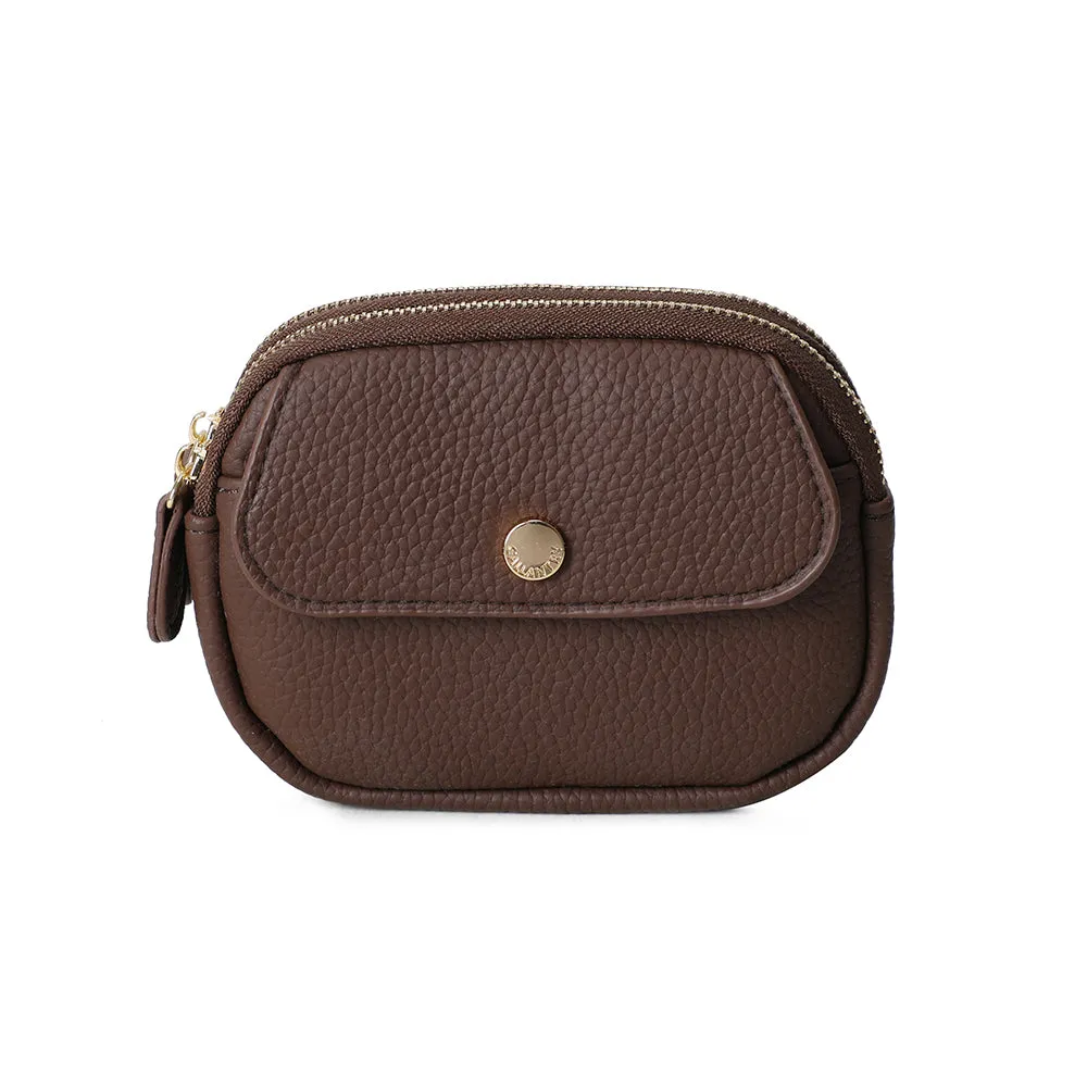 Gallantry Noria compagnon porte-monnaie Noir zippé