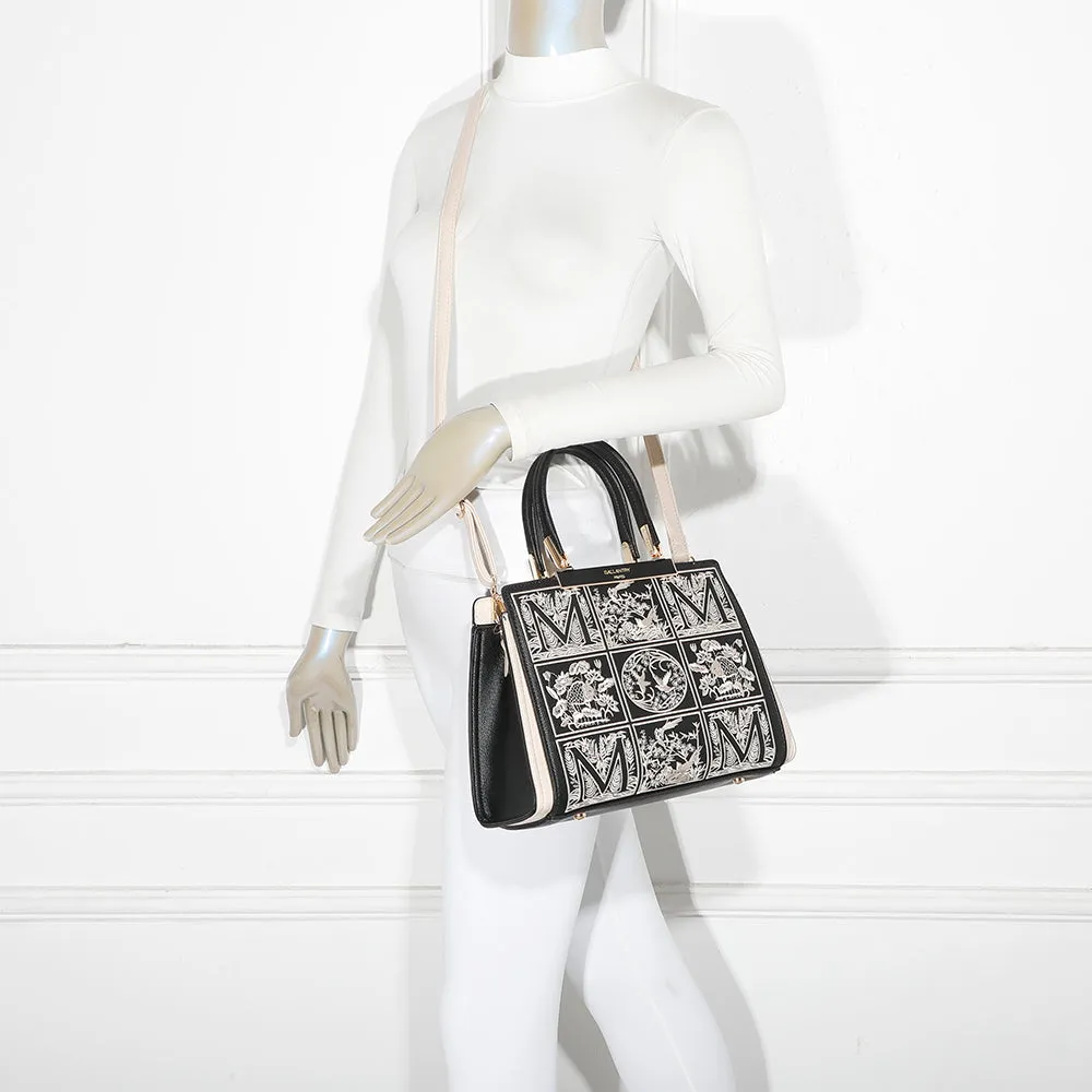 Gallantry Paris Margaux sac bandoulière noir/beige