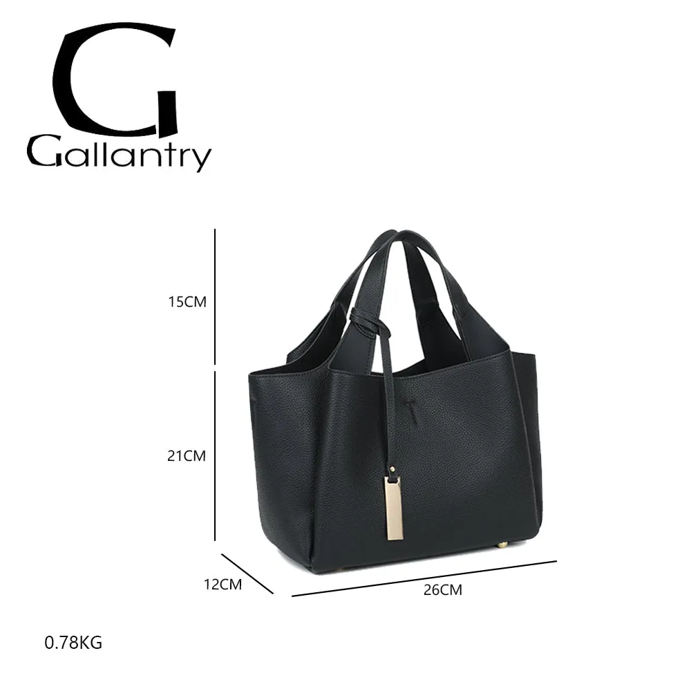 Gallantry Le Soren sac à main coffee grainé
