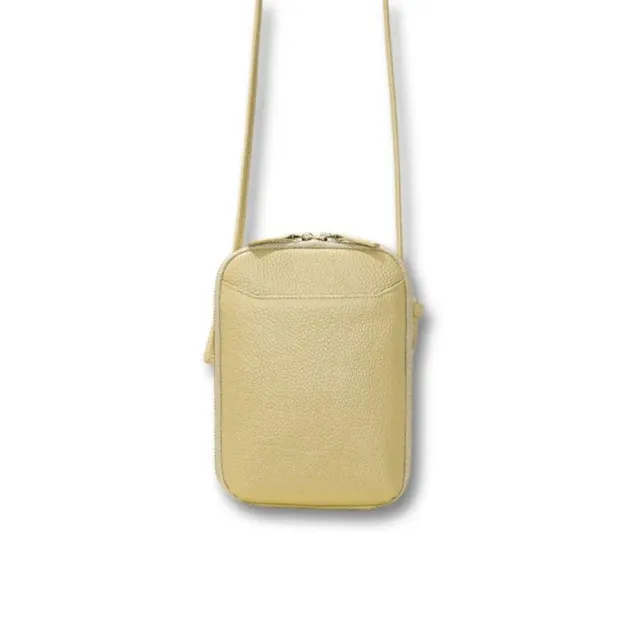 Maison Sacoches Danaé sacoche cuir gris rabat compacte